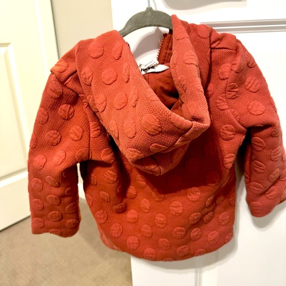Kids Sweater Coat w/Hood size 18-24 months - Picture 2 of 3